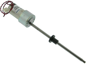 Leadscrew with Gearhead 12-24VDC Motor