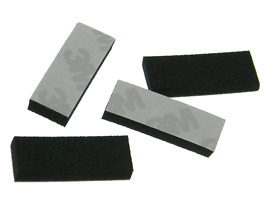 Board Stop Neoprene, for 32740-43 Cabinets, Pack of 4