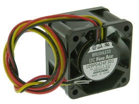 24VDC, 1-5/8in. Square X 1-1/8in. Sanyo Box Fan