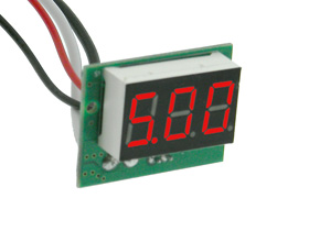 Panel Meter, Mini, 0-5A, 3 Digit LED