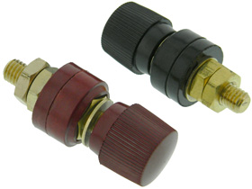 200A Binding Posts, Red & Black Pair