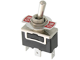 SPDT On-On Full Size Toggle Switch, Quick Connect - 20A