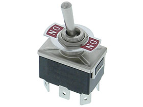 DPDT On-On Full Size Toggle Switch, Quick Connect - 20A