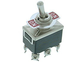 DPDT On-On Full Size Toggle Switch, Screw Terminals