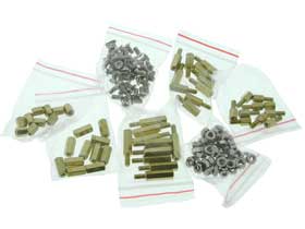 Pack of 150 - Brass Standoff Kit, M3