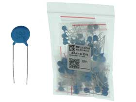 Pack of 100 - Ceramic Capacitor Kit