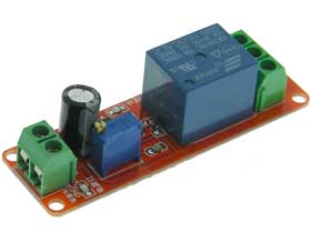 Time Delay Module, Adj. 0-10Sec. Delay on Make, 12VDC