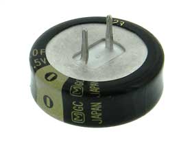 1.0F @ 5.5V SuperCap. Panasonic