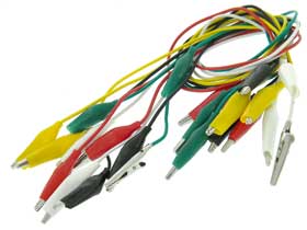 10 Piece Clip Lead Set. 20