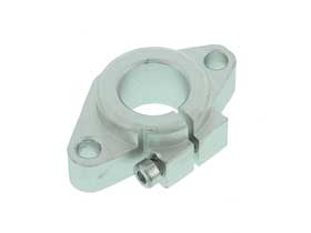 Flanged Support For Linear Guide Rail 16mm Bore