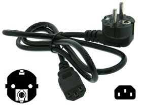 Northern Europe Cordset CEE-7/7 to IEC C13
