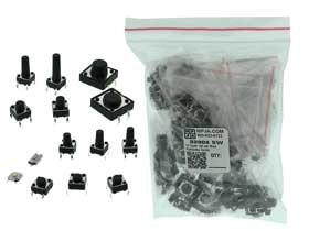 14 Types 140 pcs Micro Pushbutton Switch