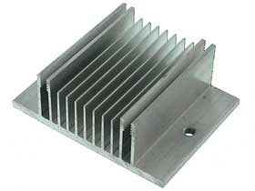 Peltier Cold Side Finned Plate