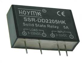 5A, 5-220VDC Solid State Relay, DC Control Input