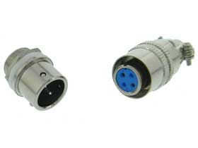 Mini Latching 12mm Connector Pair. 2 Pin