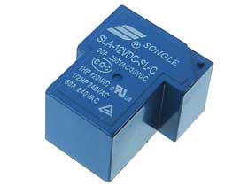 12VDC SPDT  20A Appliance Relay Songle