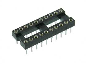 20 Pin IC Socket Machine Tool Round Pins