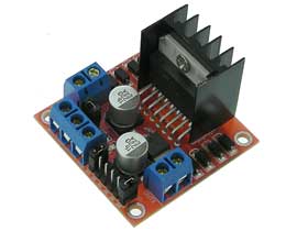 Stepper and DC Motor Driver Module, 2A, L298