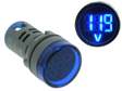 Panel 50-500VAC Voltmeter Blue