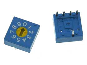 Rotary BCD (0-9) DIP Switch True Coding