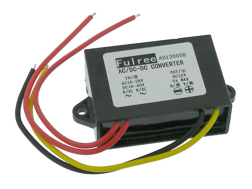 AC to DC Power Converter 24VAC to 12VDC Regulator 50PCS Wholesale a Lot 