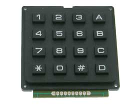 Keypad X/Y Matrix 16 Button