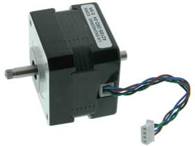 Stepper Motor, Dual Shaft NEMA 17, LIN 4218S-09D-04