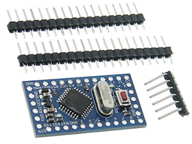 Arduino ProMini Clone with Bootloader, ATMEGA168