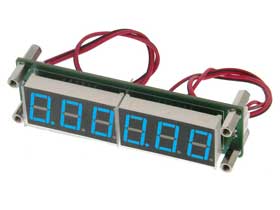 Frequency Meter. 6Digit. 100KHz-65Mhz Blue
