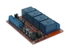 Quad Smart Relay Module 5VDC