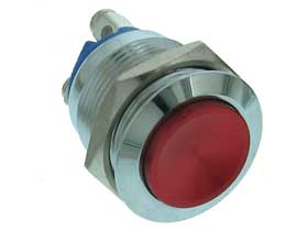 SPST-NO Push Button Switch - Momentary - Red Button