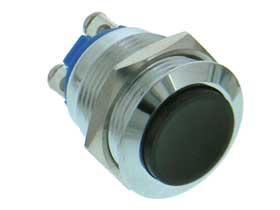 SPST-NO Push Button Switch - Momentary - Black Button