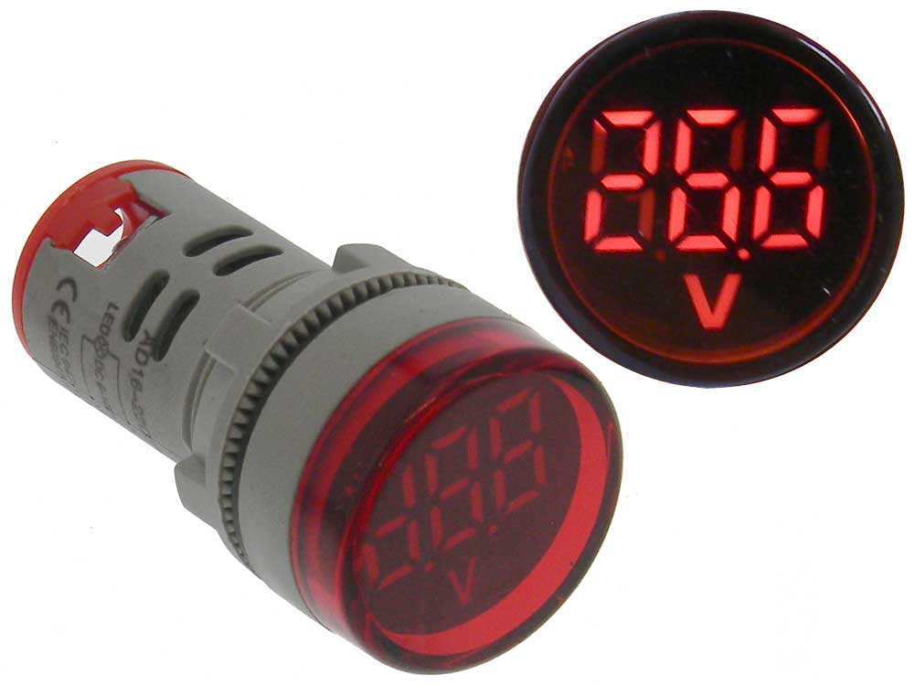Details about   DC 7-90V Red LED Digital Voltmeter Voltage Panel Meter 