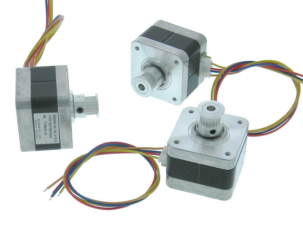 5 Nema 17 Japan Servo Stepper Motors GT2 Belt Pulleys Bearings Couplers 3D Kit 