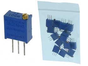 Pack of 15 - Experimenters Variable 0.5W Resistors Potentiometer