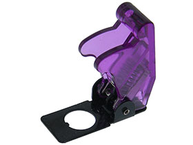 Safety Cover for Full Toggle, Transparent Purple