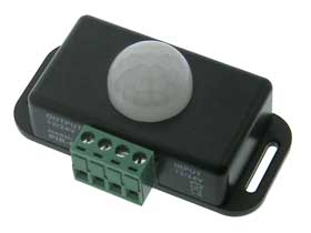 PIR Motion Sensor Switch, 12-24VDC, Adj. Time