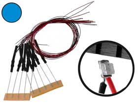 Pack of 10 - Super Micro LED Blue.