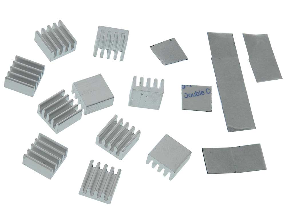 2 Pk Thermalloy Aluminum Heatsink Small 29mm Disc Round 3 Fin BGA Flatpack 