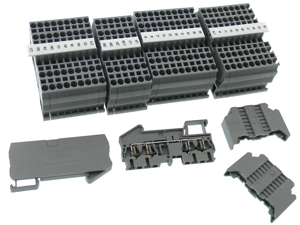 50pcs Phoenix 3031306 Spring-loaded Terminal Block ST2.5-QUATTRO 2 in 2 Out 