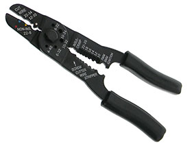 All In One Crimp Tool & Stripper SAE