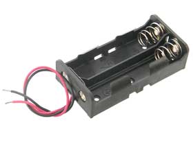 PARALLEL Battery Holder for Two 18650 Lithium Batteries