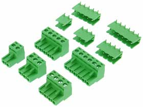 Pack of 5 - 5.08mm Mating Connectors 2, 3, 4, 5 & 6 Position