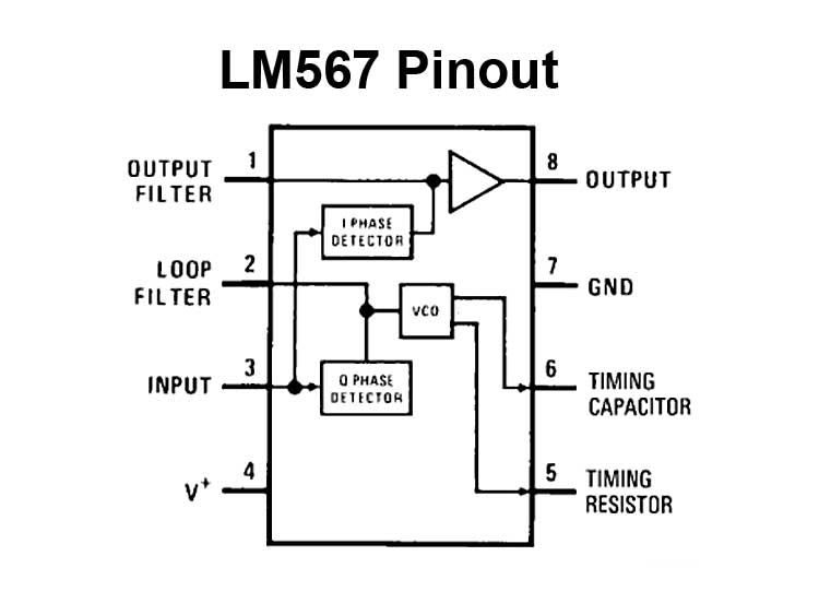Lm567cn схема включения
