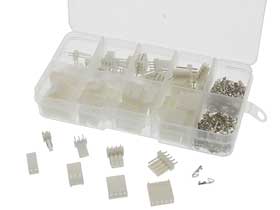 JST XH Board & Cable Connector Kit, 10 each 2,3,4,5 Pin