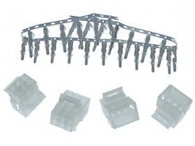 Pack of 4- Connector, 6 Pin Female, Keyed, 5.03mm Pitch