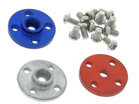 Pack of 3 - Metal Hobby Servomotor Steering Disc - 25T