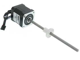 NEMA 17 Step Motor with 6in. Leadscrew & Nut