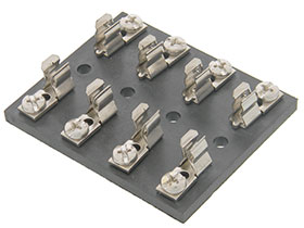 4 x Cartidge Fuse Blocks for 6 x 30mm & 1/4