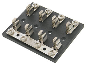 4 x Cartidge Fuse Blocks for 6 x 30mm & 1/4